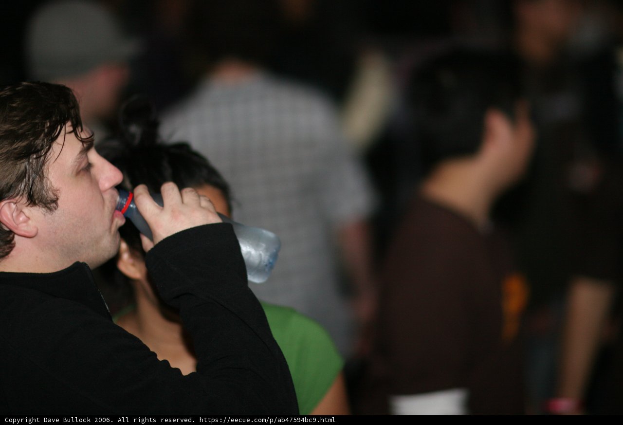 Refreshing Break at the Night Club