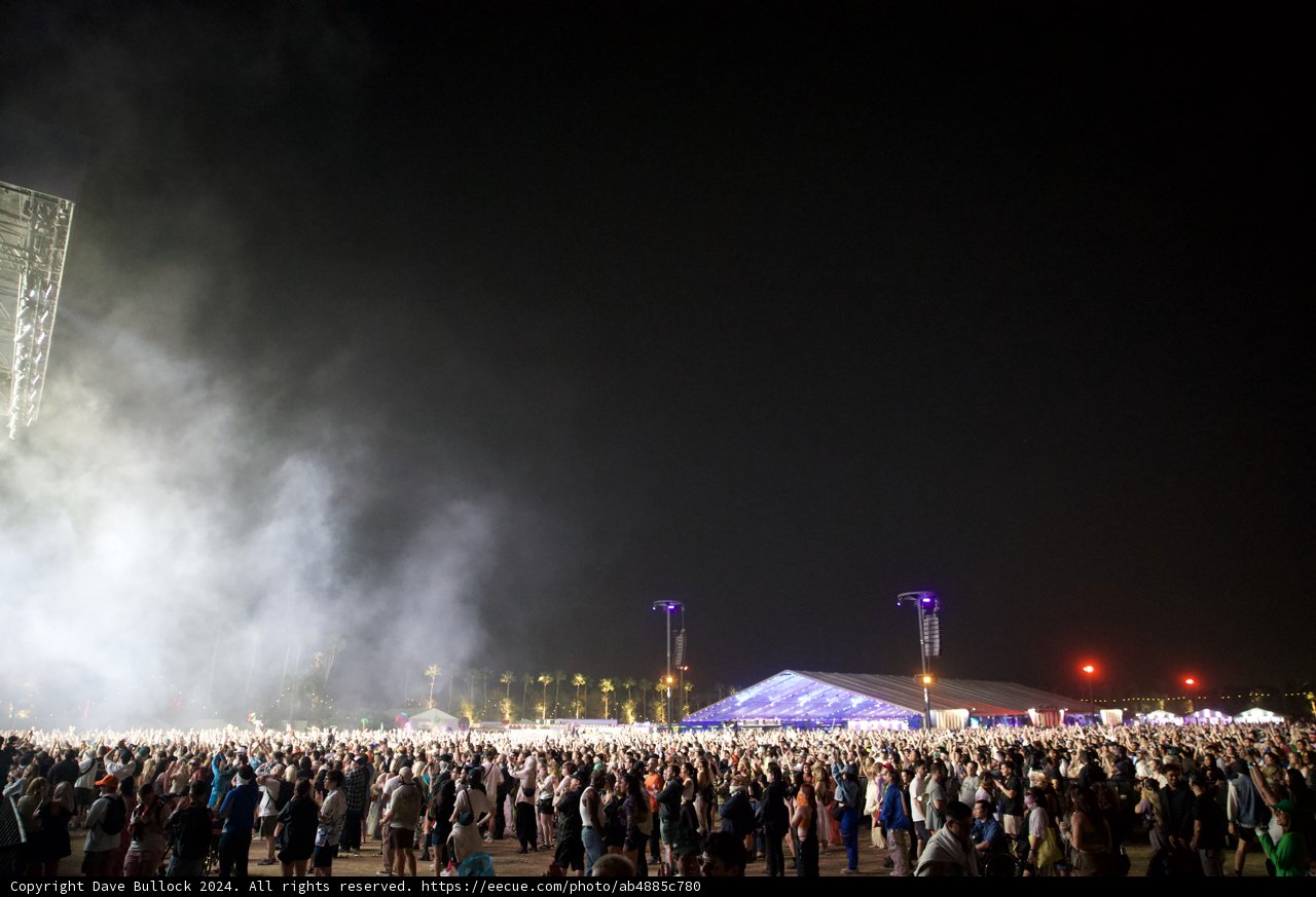Nighttime Revelry at Coachella 2024: A Celebration Under the Stars