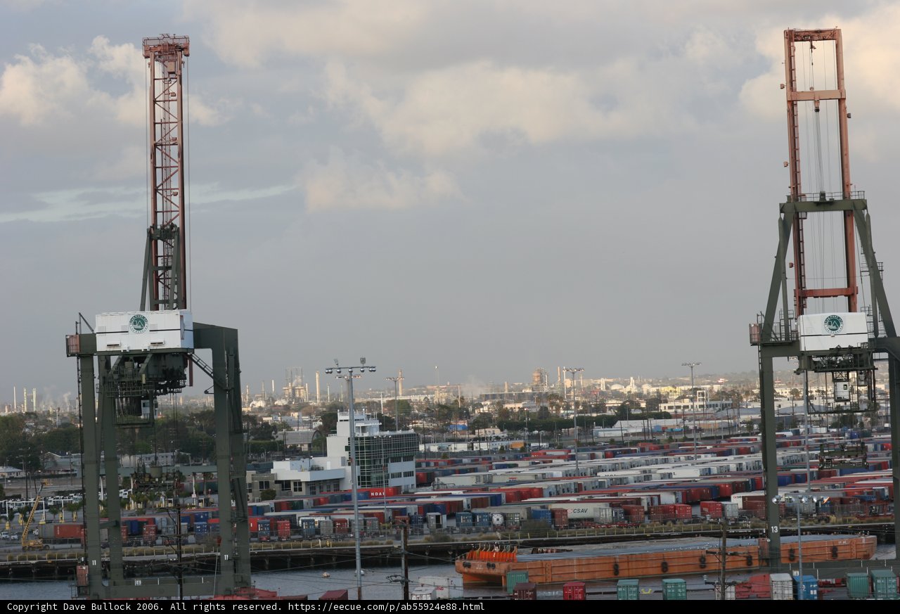 Impressive Views of an Urban Port