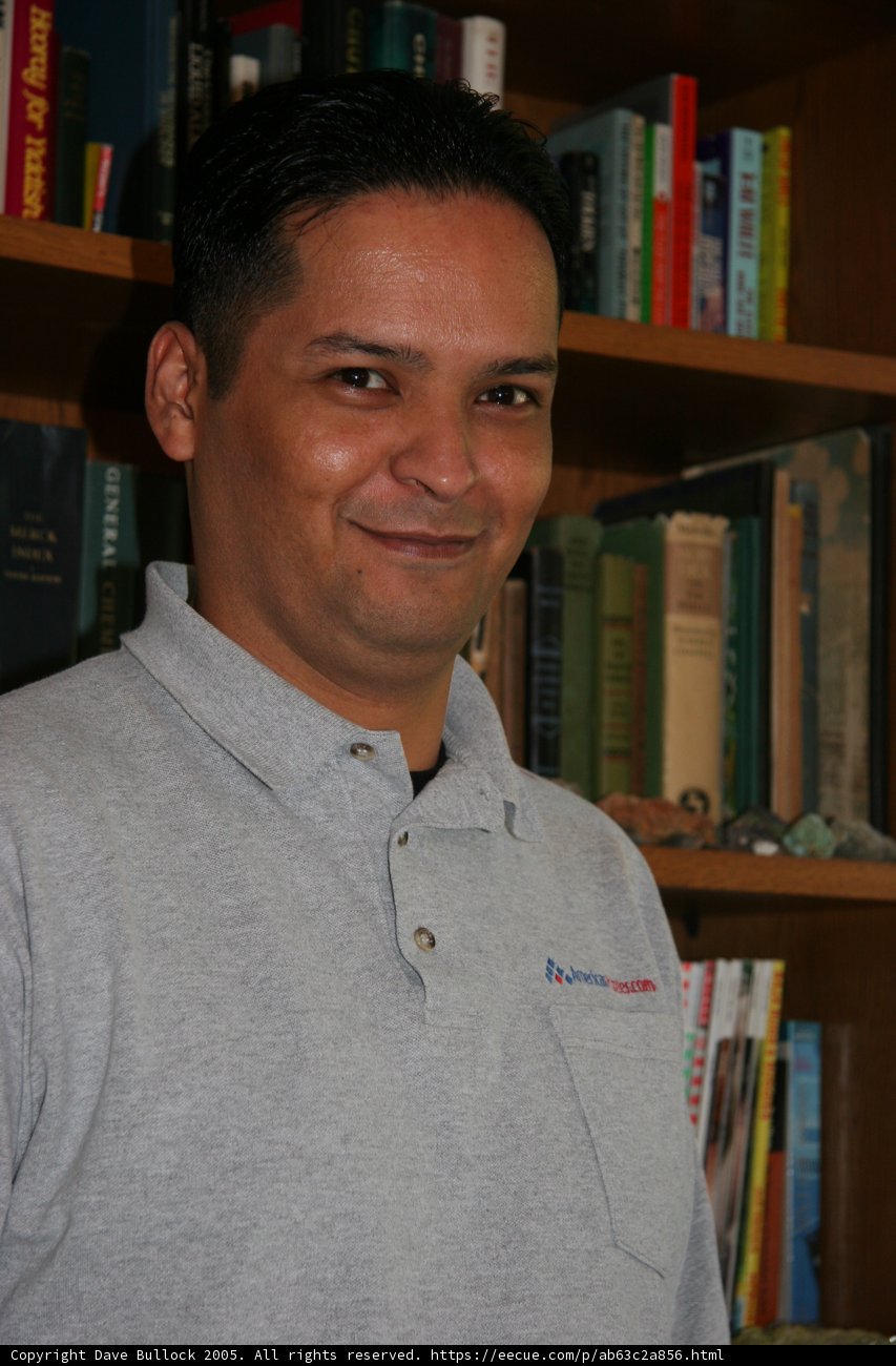 A Man Reading in the Library