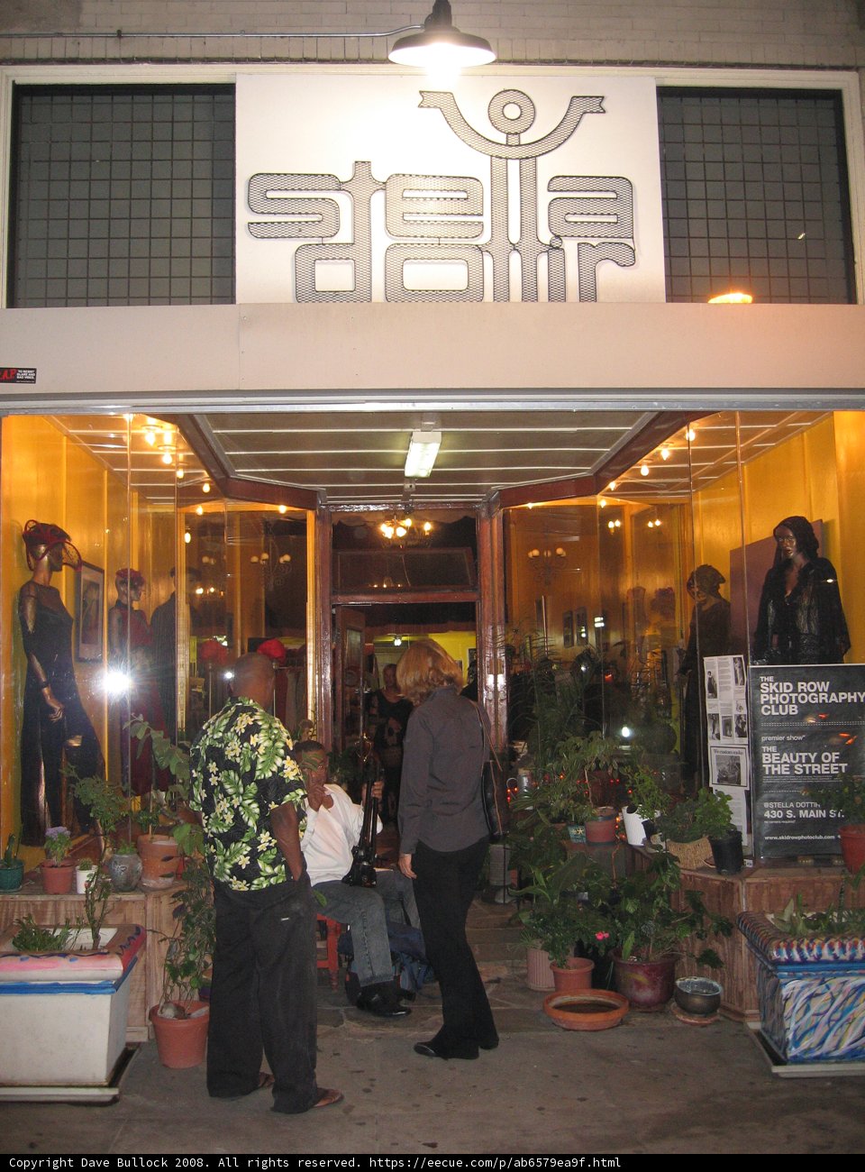 People and Plants outside Storefront