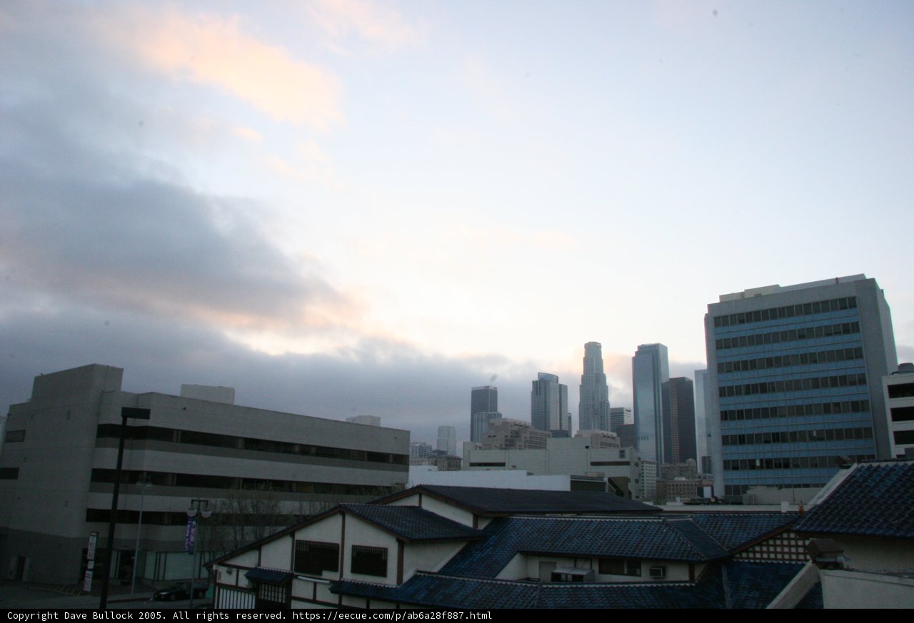 Urban Metropolis in a Cloudy Sky