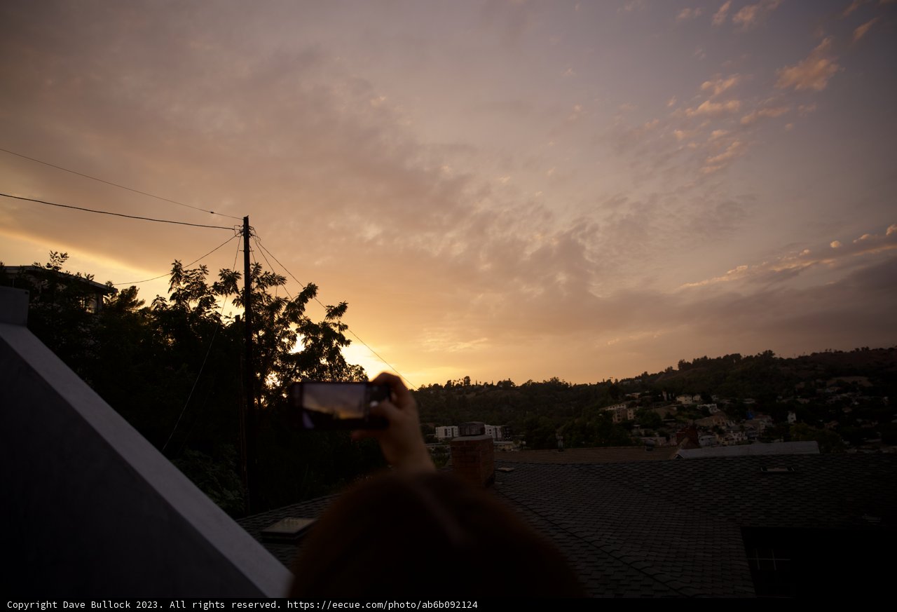 Capturing Skies: A LA Rooftop Sunset