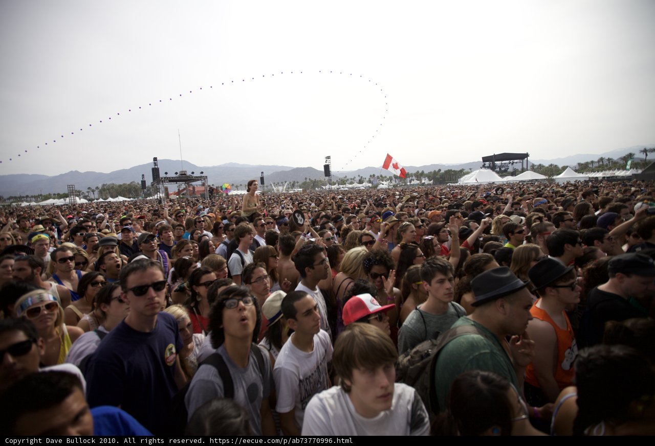Coachella Saturday Crowd