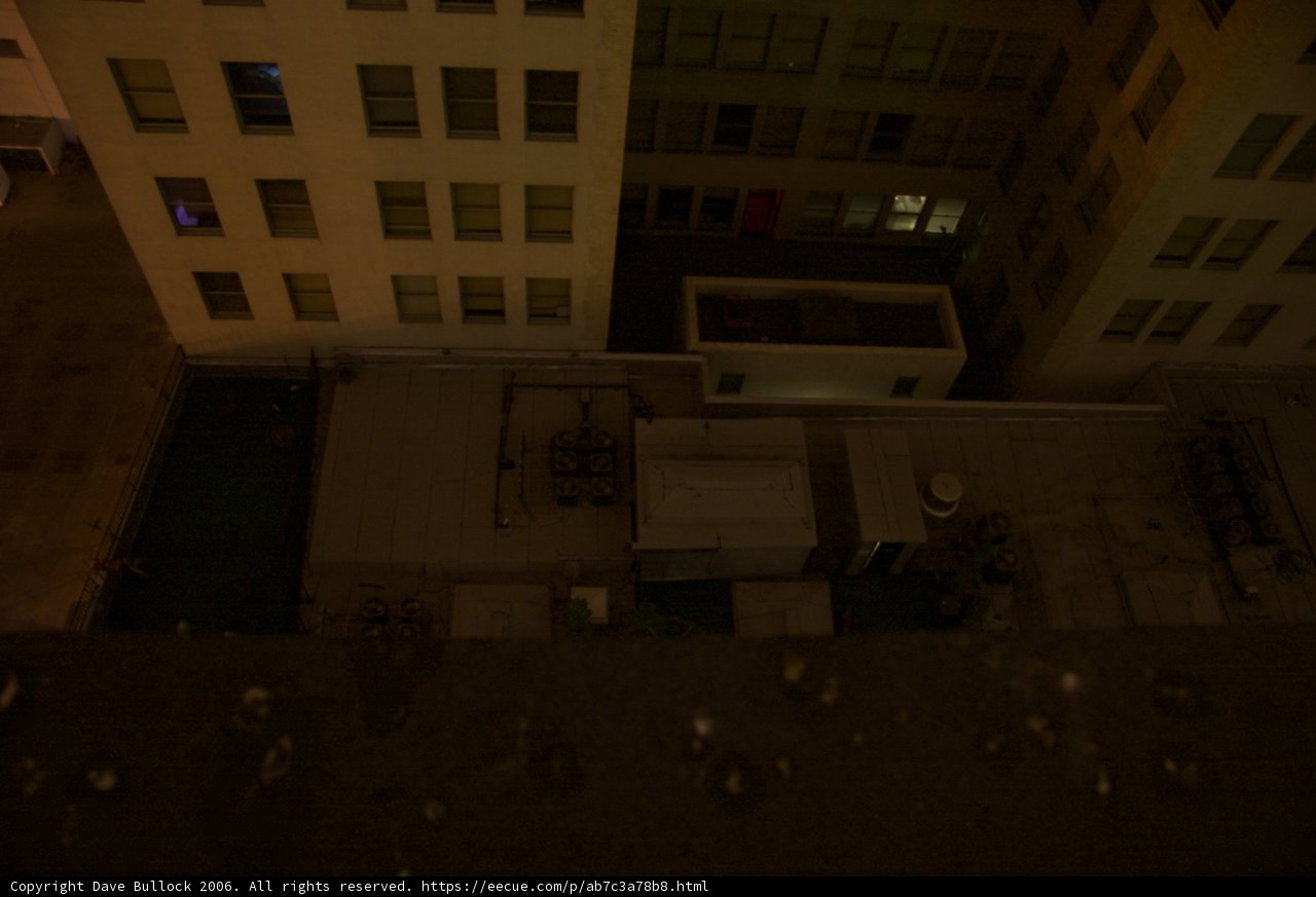 Night View of Urban Metropolis from High-Rise Building