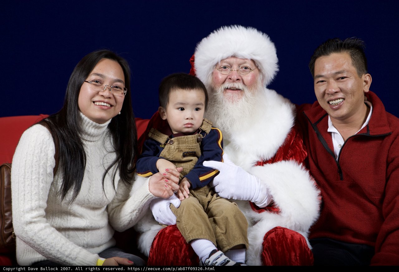Family Christmas with Santa