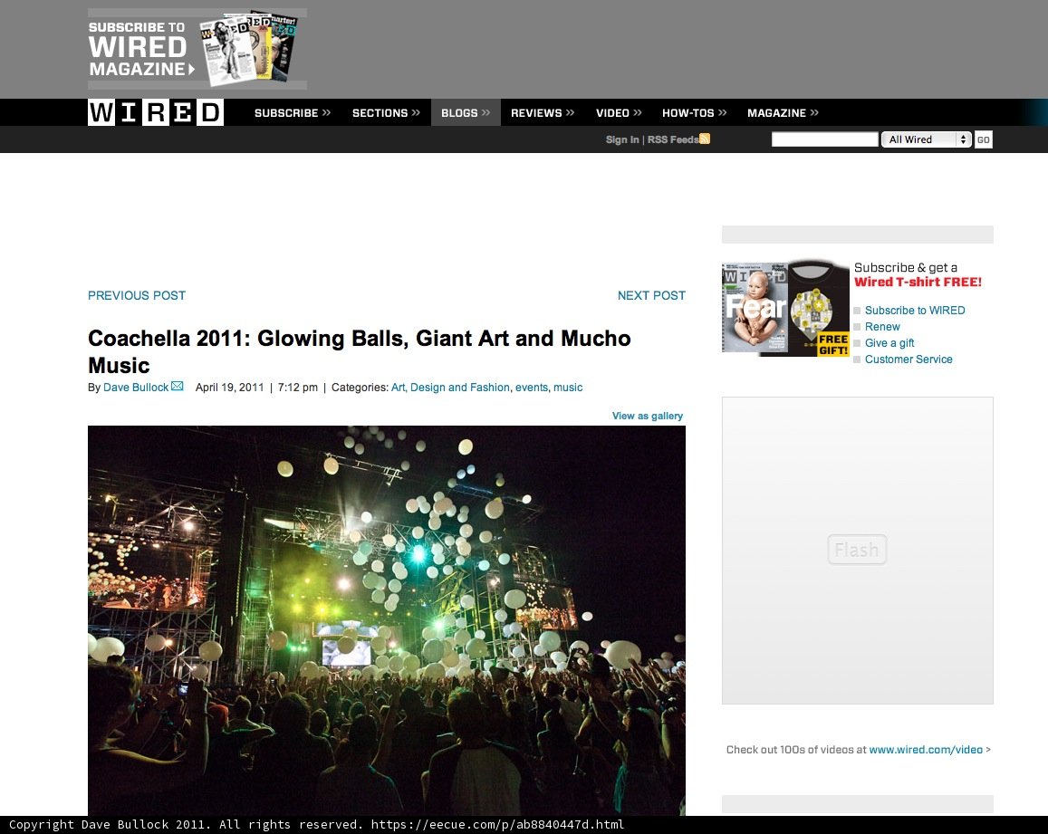 Website Launch for Annual Music Festival