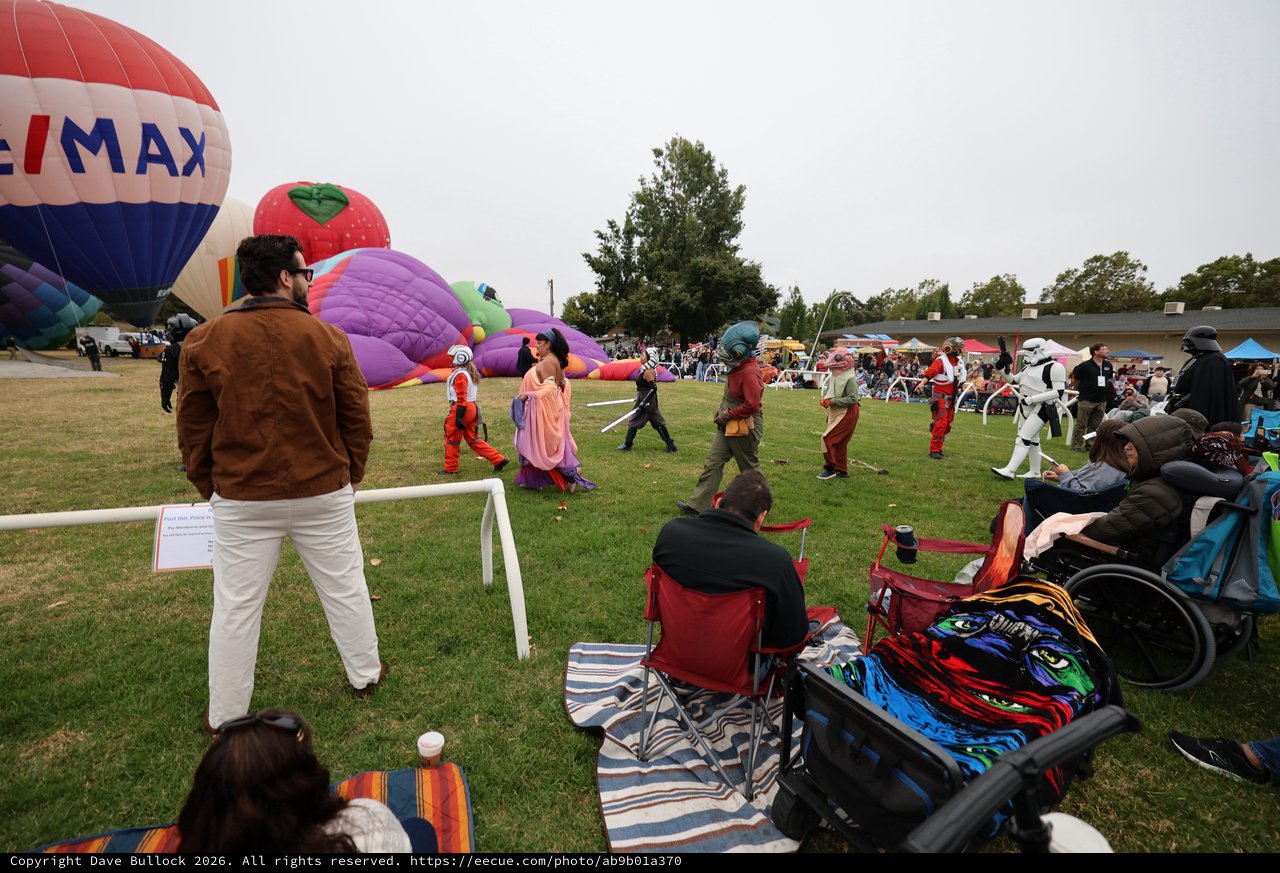 Star Wars Cosplayers at Sonoma County Hot Air Balloon Classic
