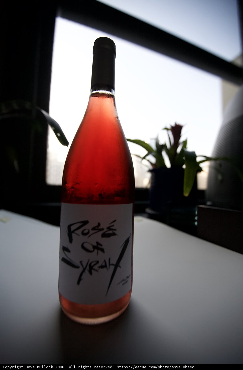 A Wine Bottle's Moment in the Sun