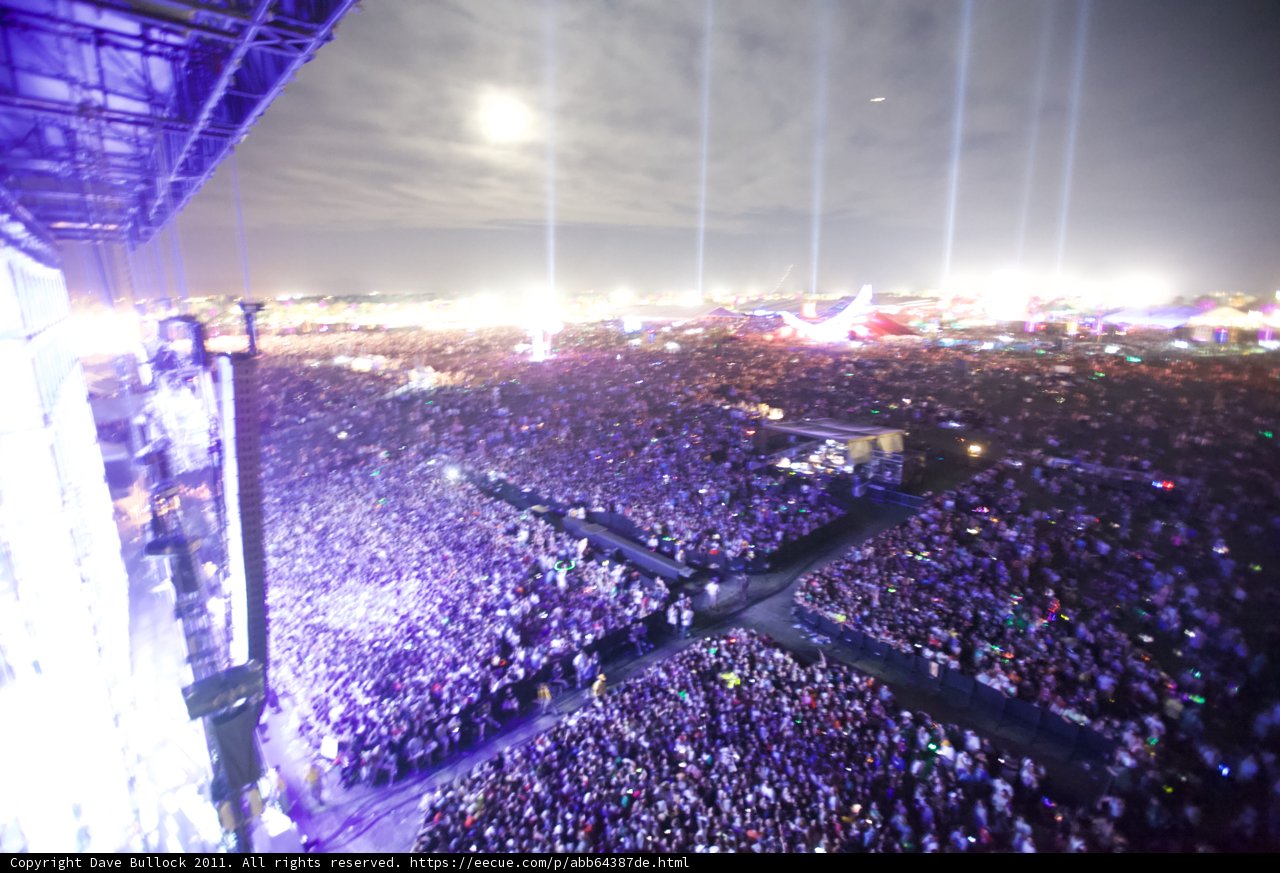 Shining Lights on a Thrilled Crowd