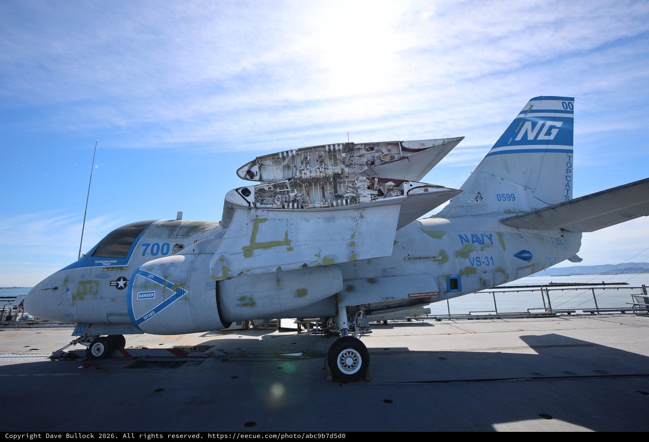 Cutaway Display of Navy S-3 Viking Aircraft
