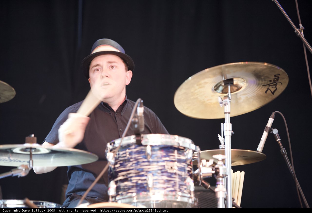 Drumming in a Fedora