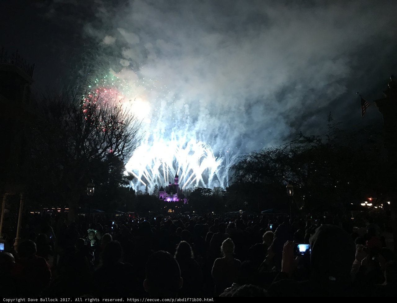 Spectacular Fireworks Show at Disneyland