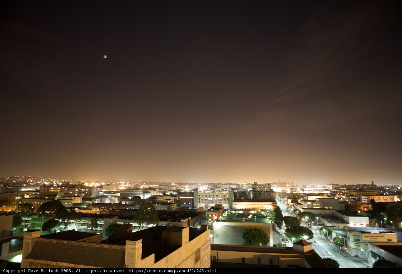 Cityscape at night from a high rise