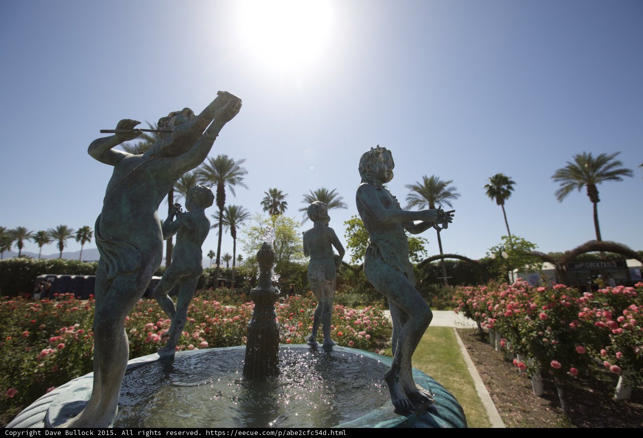 The Majestic Fountain at Coachella 2015