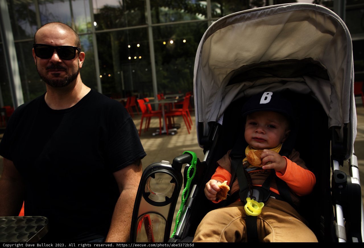 Father and Baby's Day Out at California Academy of Sciences