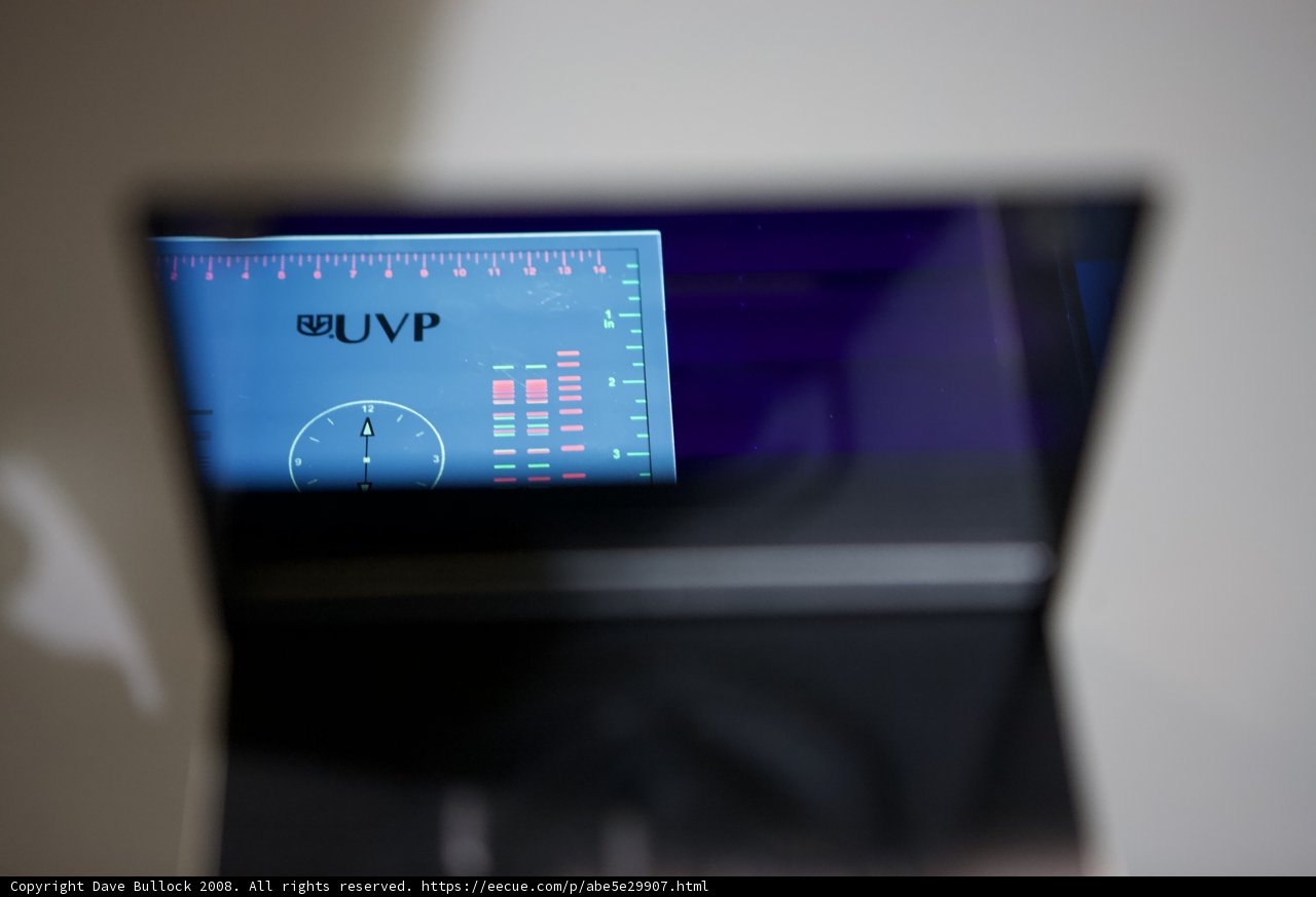 Time Display on a Laptop Screen