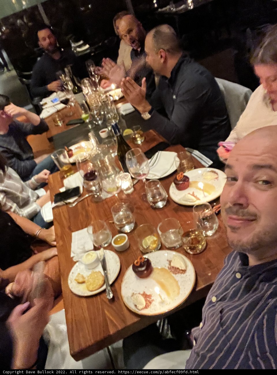 Dining with Friends at an Austin Restaurant