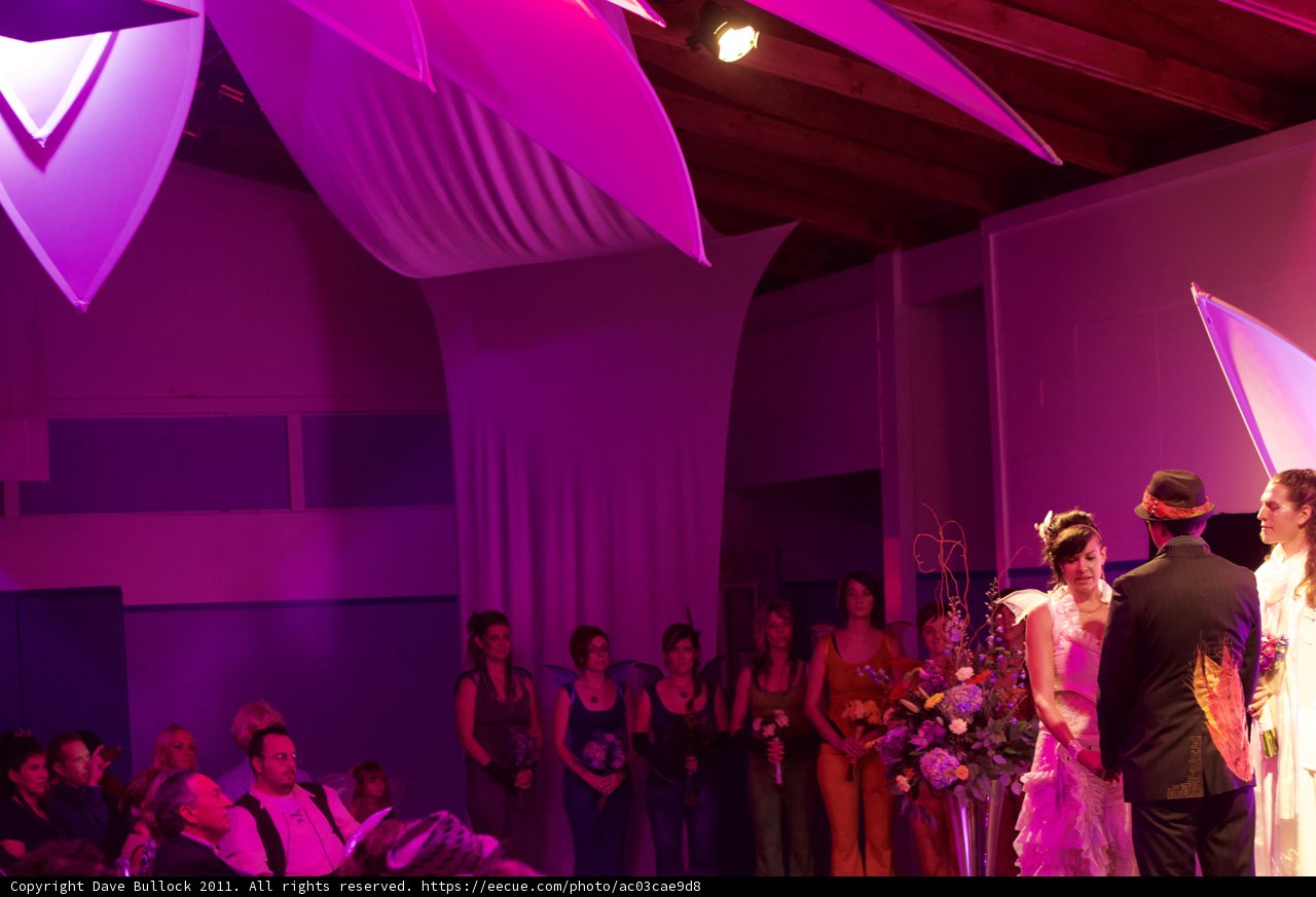 Purple Nightclub Wedding