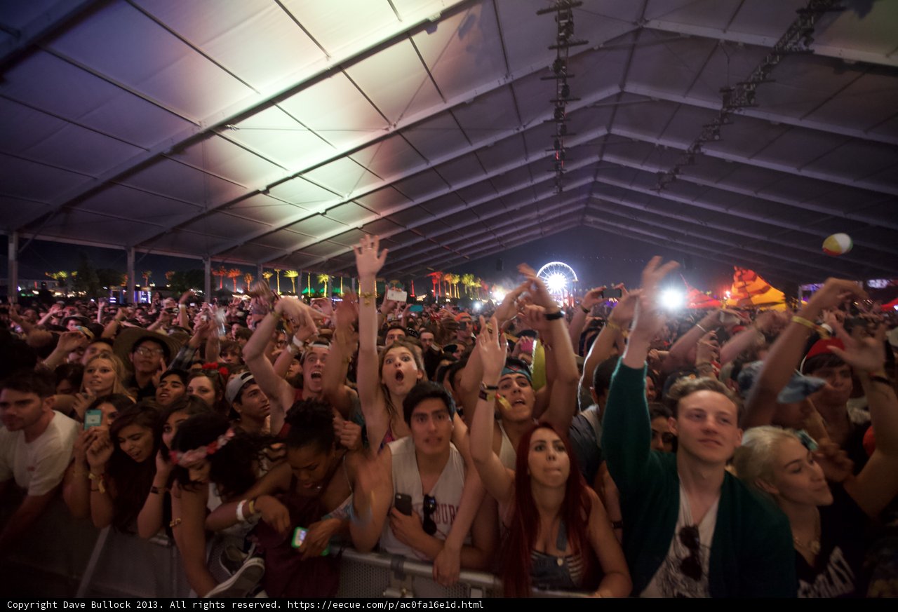 Urban Nightlife at Coachella Music Festival
