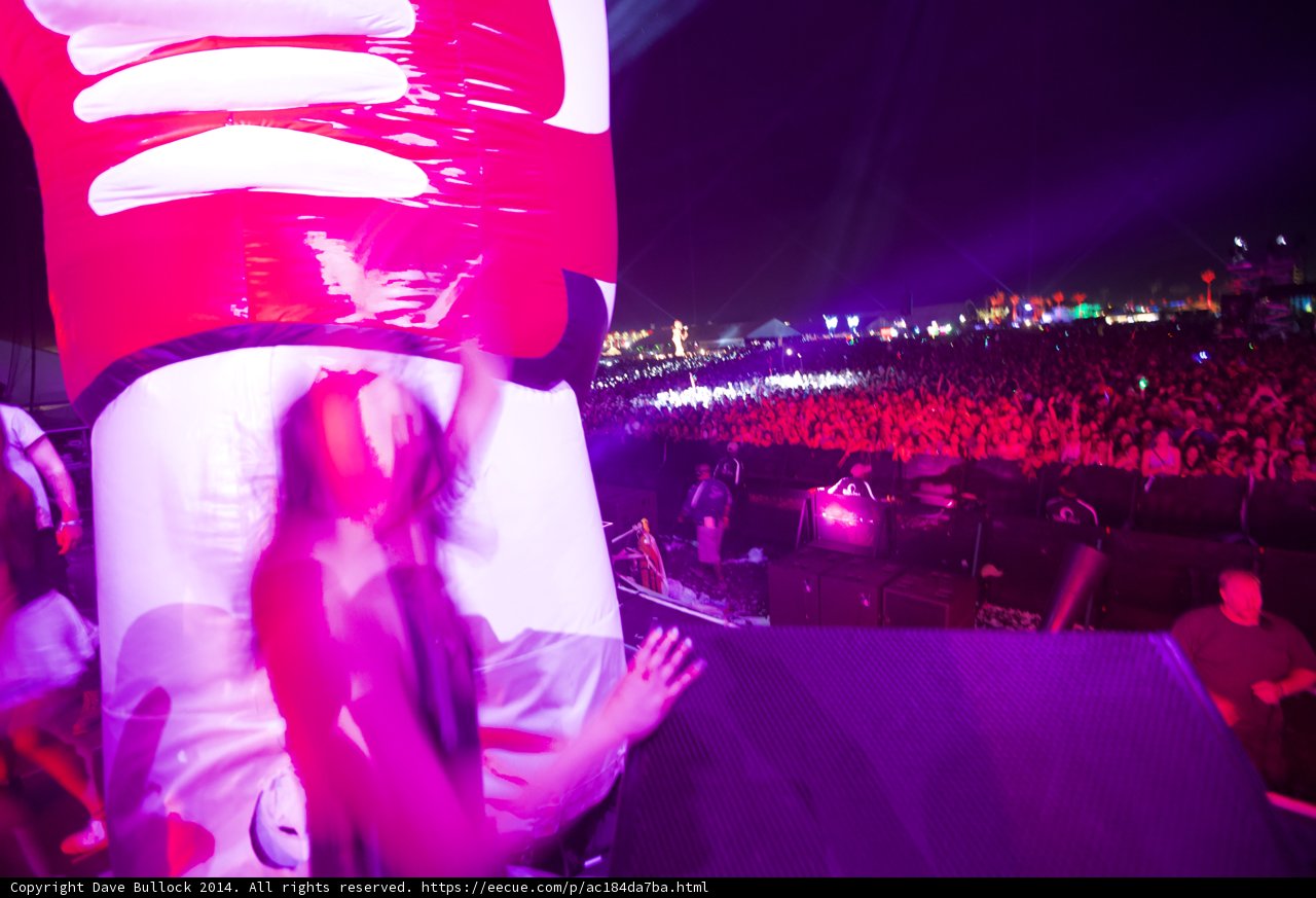 The Man in Red: Taking the Stage at Coachella