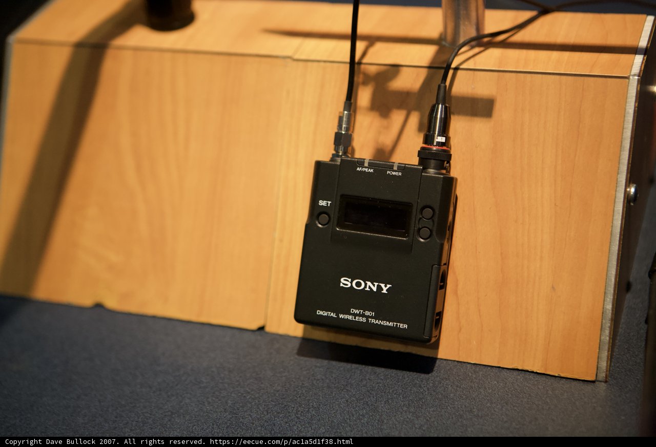 Sony HD-XR100 Wireless Microphone for Clear Sound