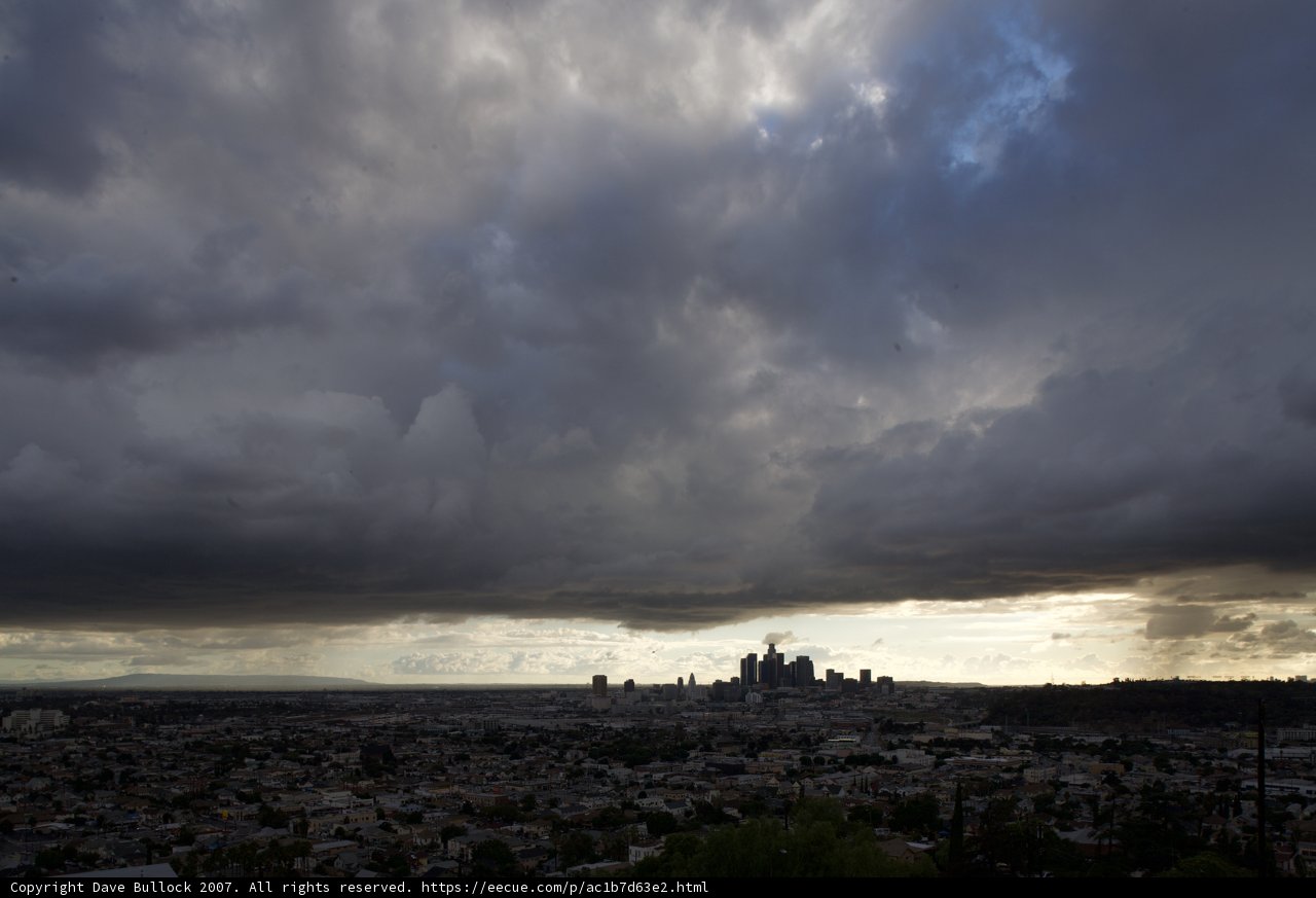 Storm Clouds Over L.A.