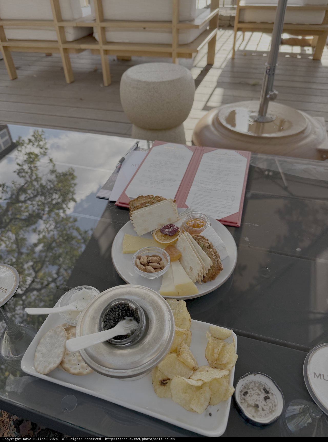 Elegant Outdoor Cheese Board and Dining Setup