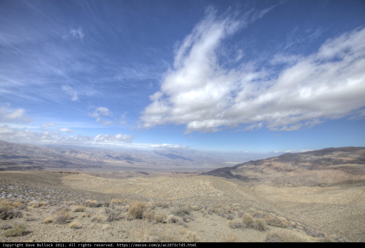 Overlooking the Vast Desert Below