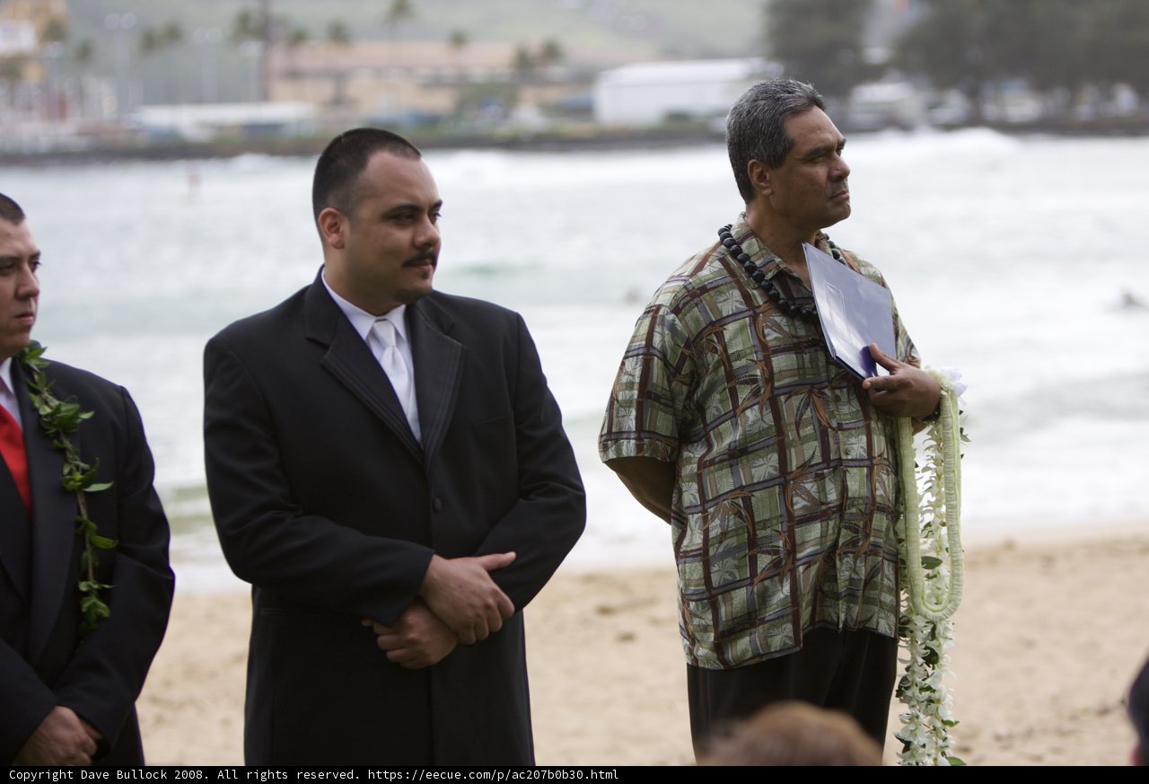 Formal Attire on the Beach