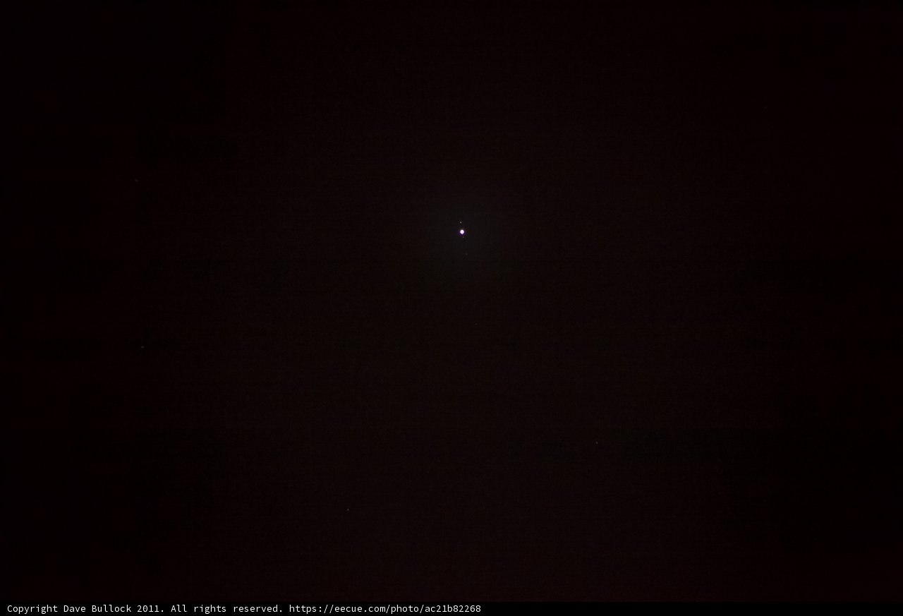 A Mysterious Light in the Dark Sky