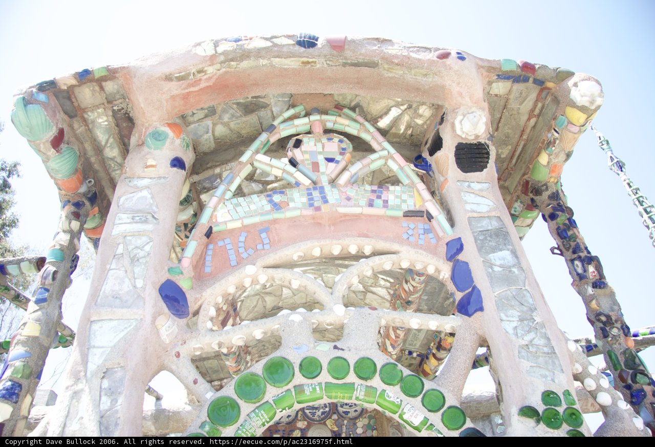 Colorful Shrine at the Amusement Park