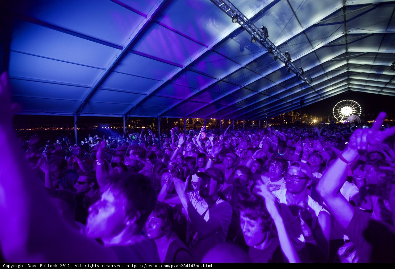 Illuminated Crowd at Coachella 2012