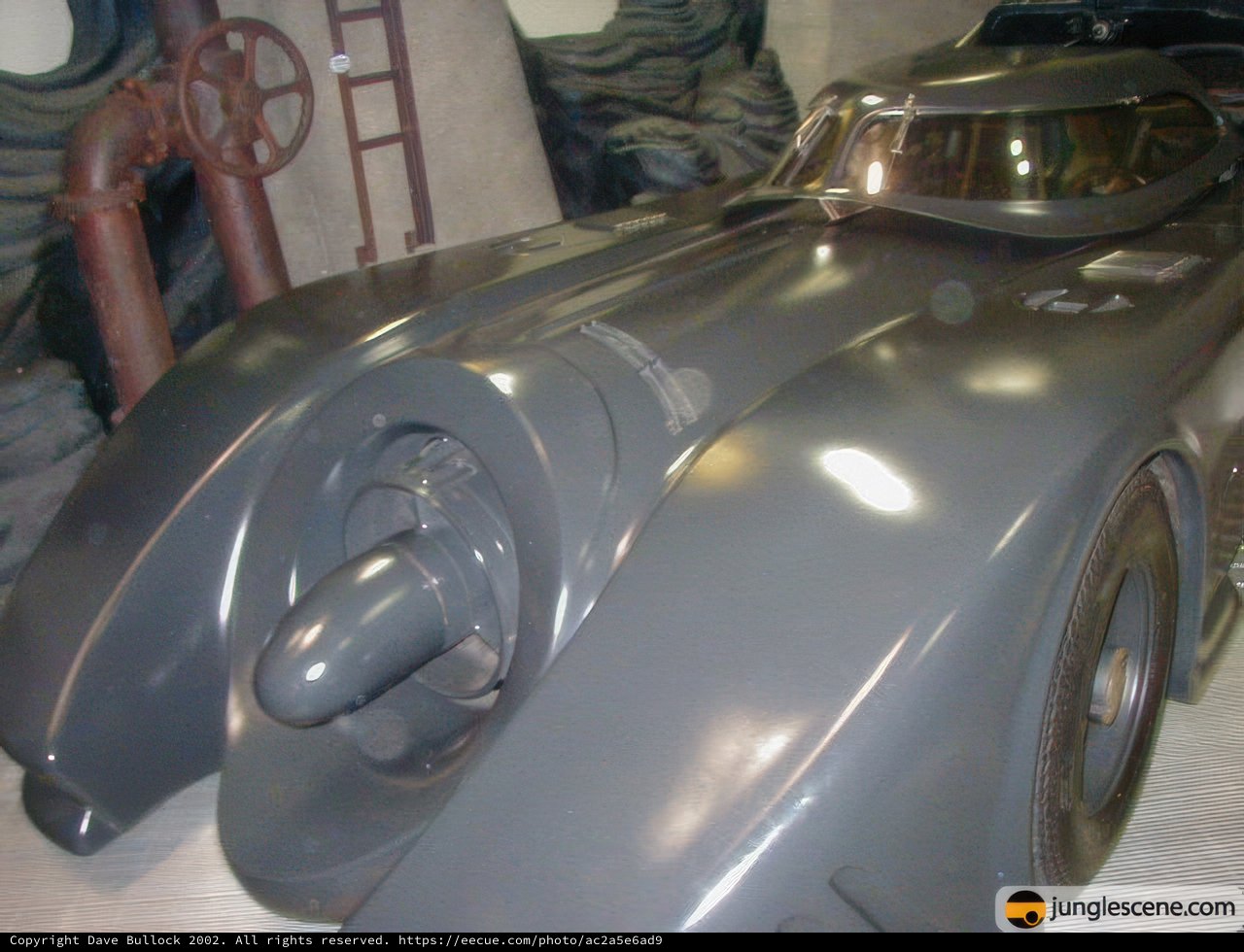 Batman and his Batmobile make an appearance at LA Auto Show 2002
