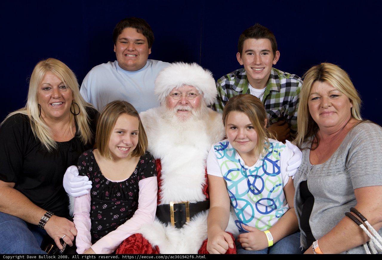 Jolly Family Christmas with Santa