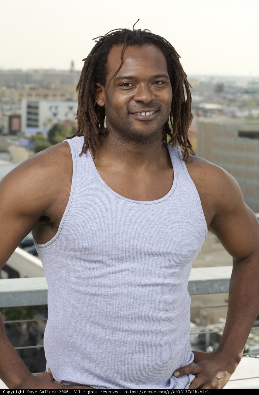Happy Man with Dreadlocks