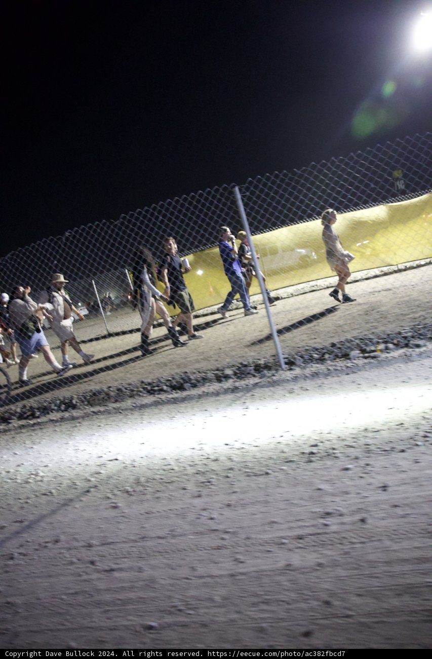 Moonlit March: A Candid Capture at Coachella 2024
