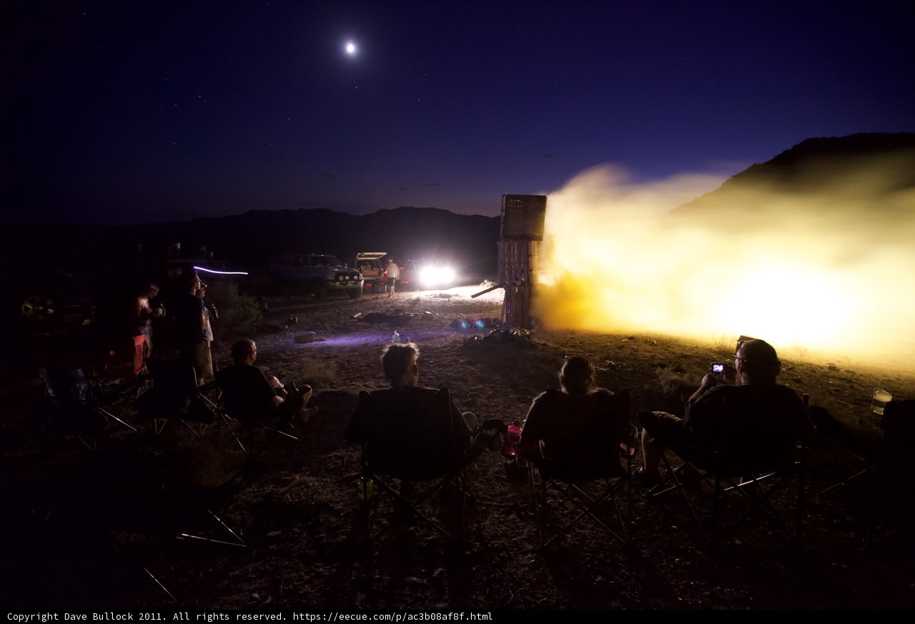 Rocket Launch Spectators