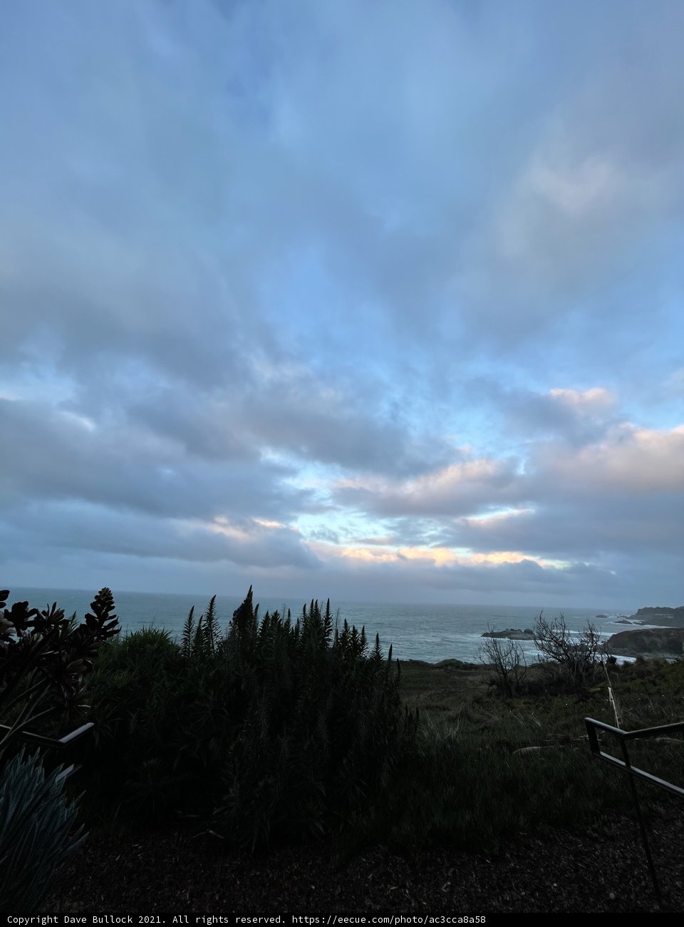 Serene View of the Ocean and Sky