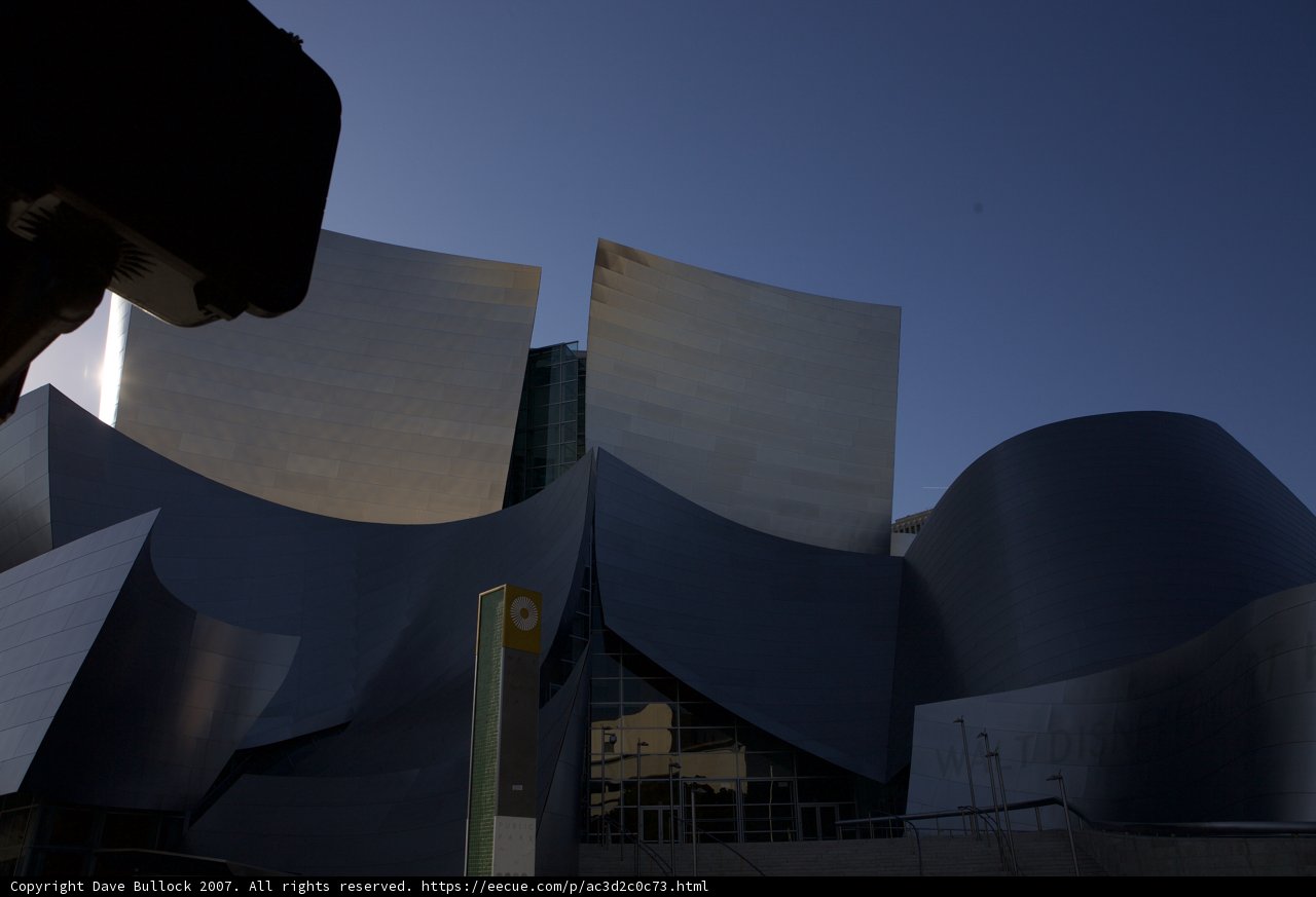 Curved Roof Building in City
