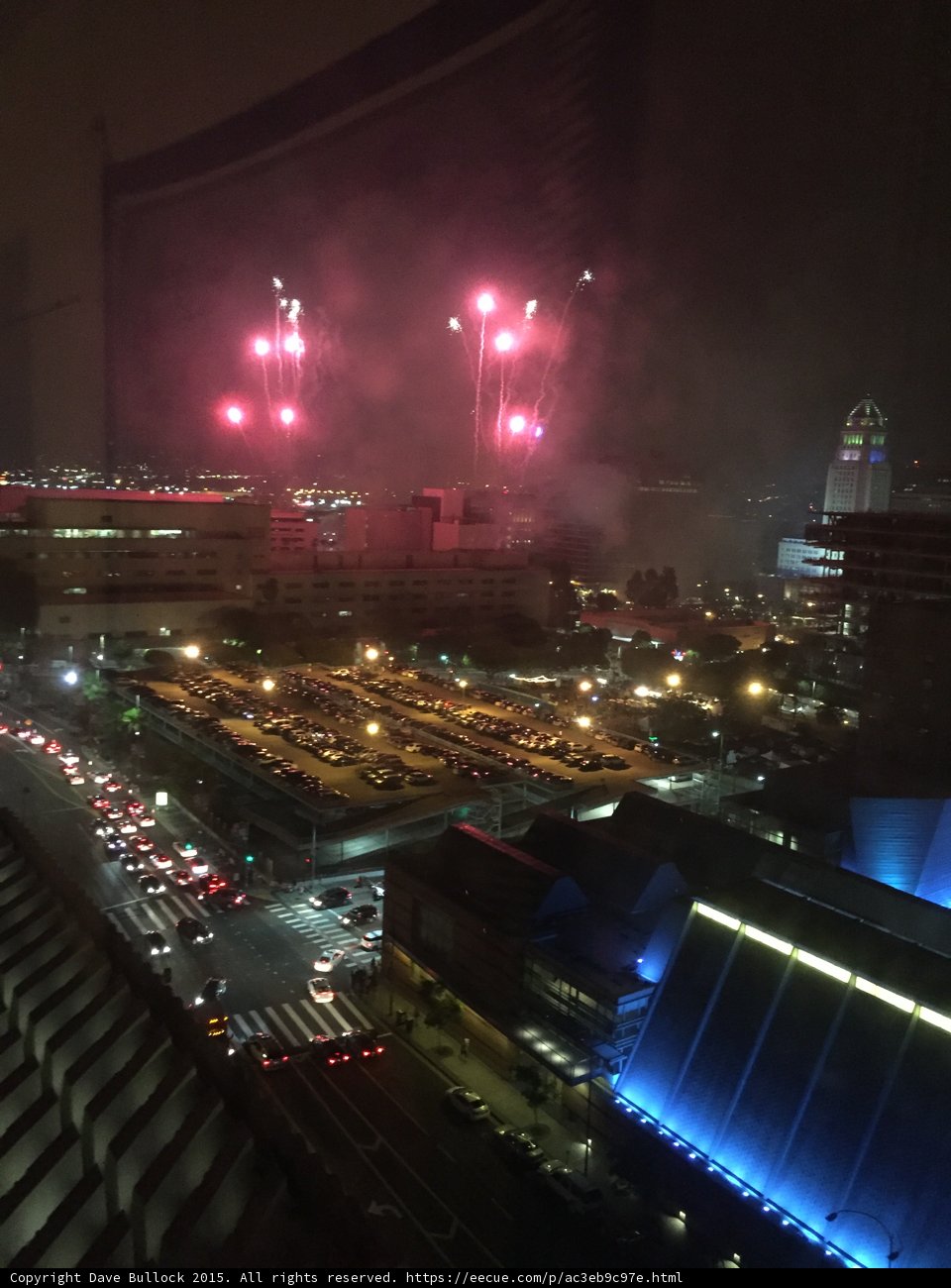 Magenta Pink Fireworks