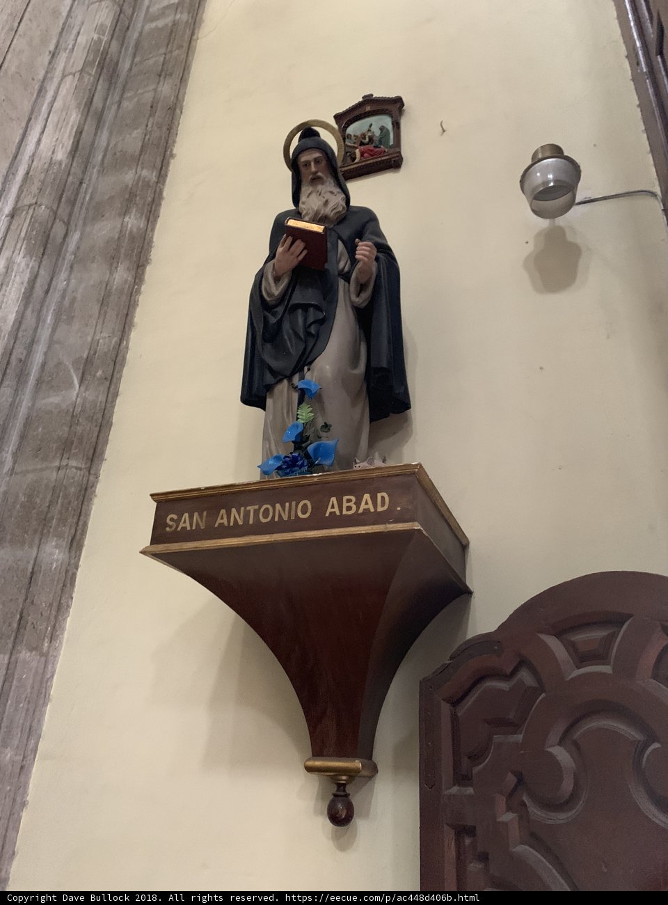 Statue of Saint Joseph in Santo Domingo Church