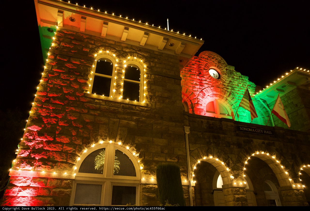An Illuminated Evening: Sonoma's Architectural Gem