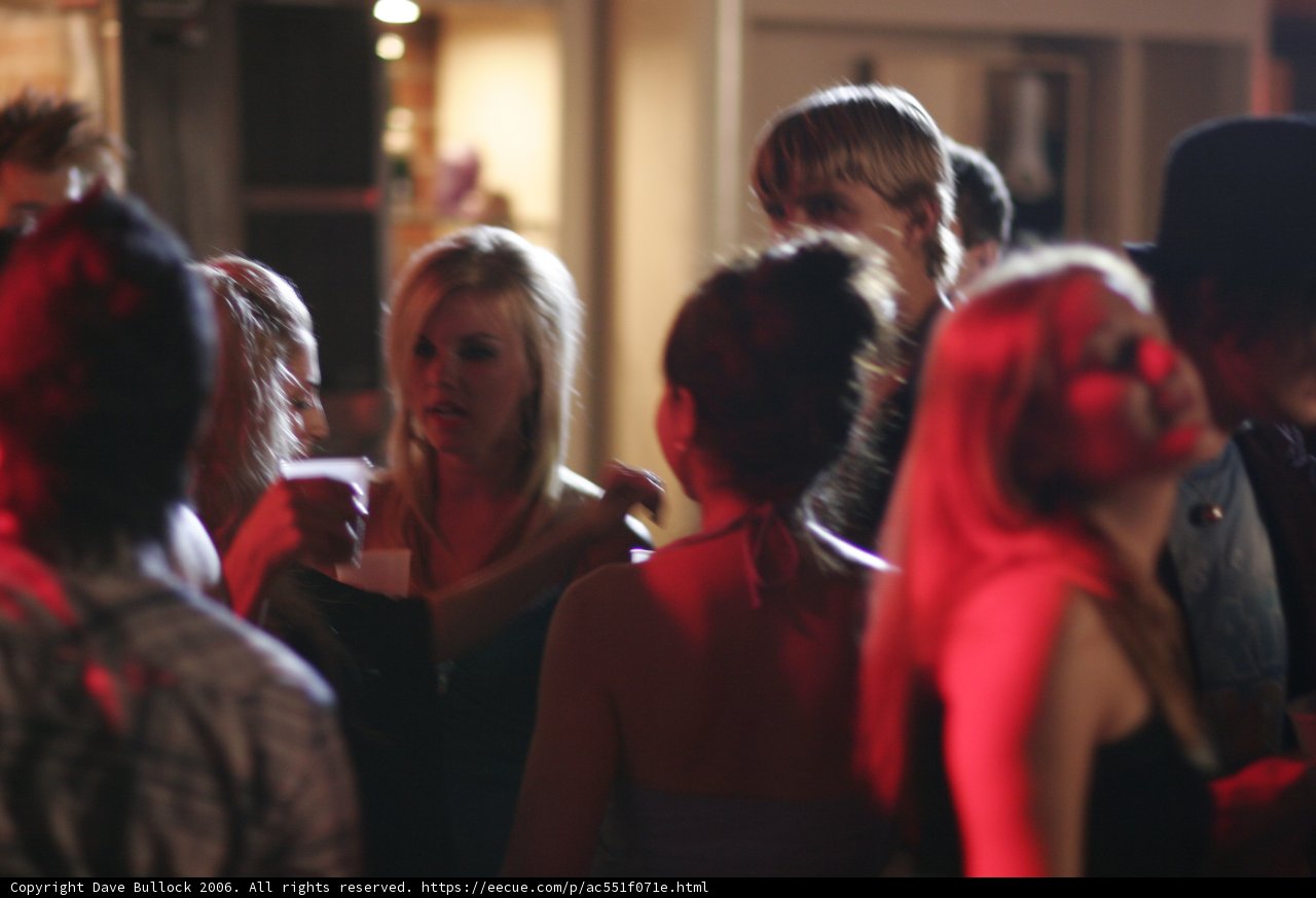 Urban Nightlife Crowd