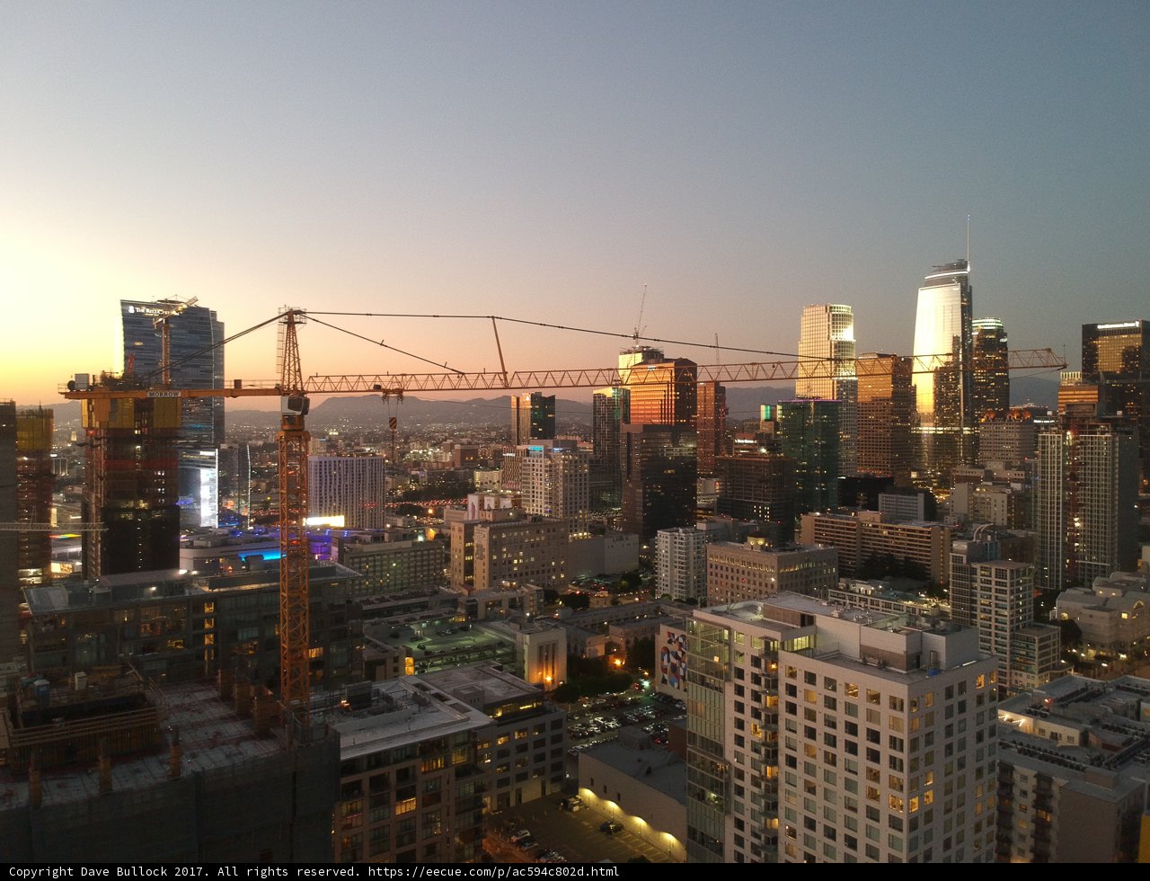 Sunset over the City of Angels