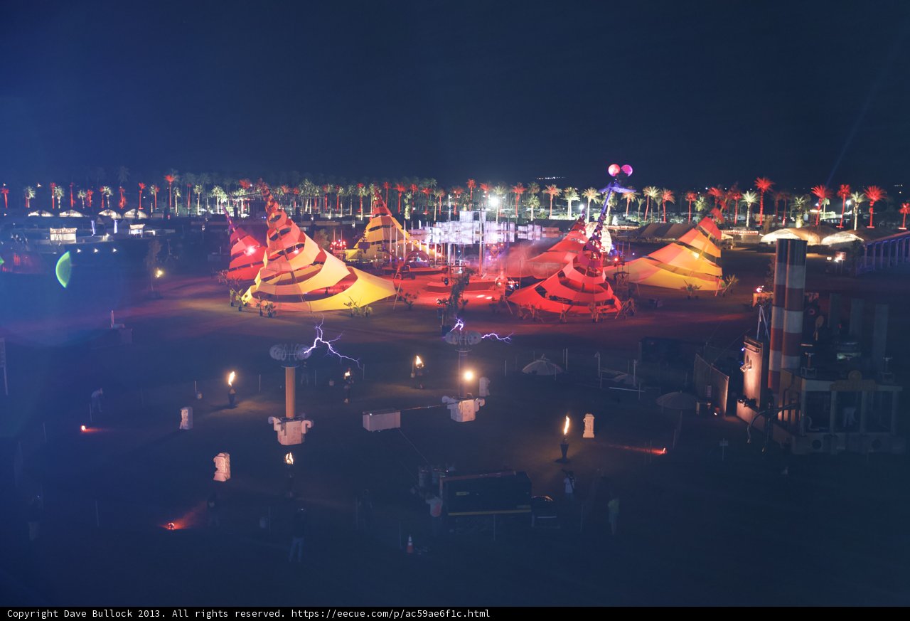 Nighttime Gathering at the Waterfront