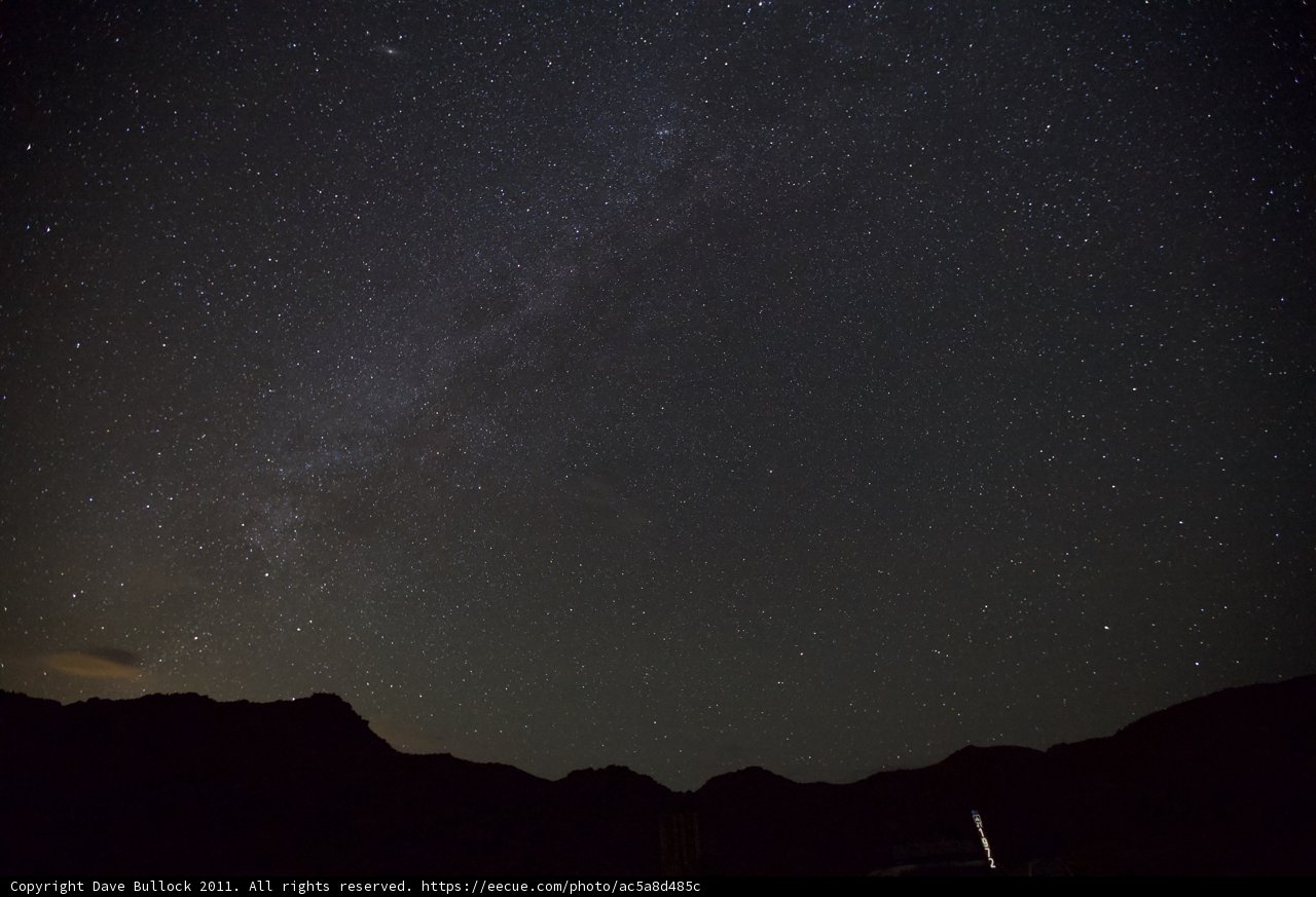 Over the Mountains: Capturing the Milky Way