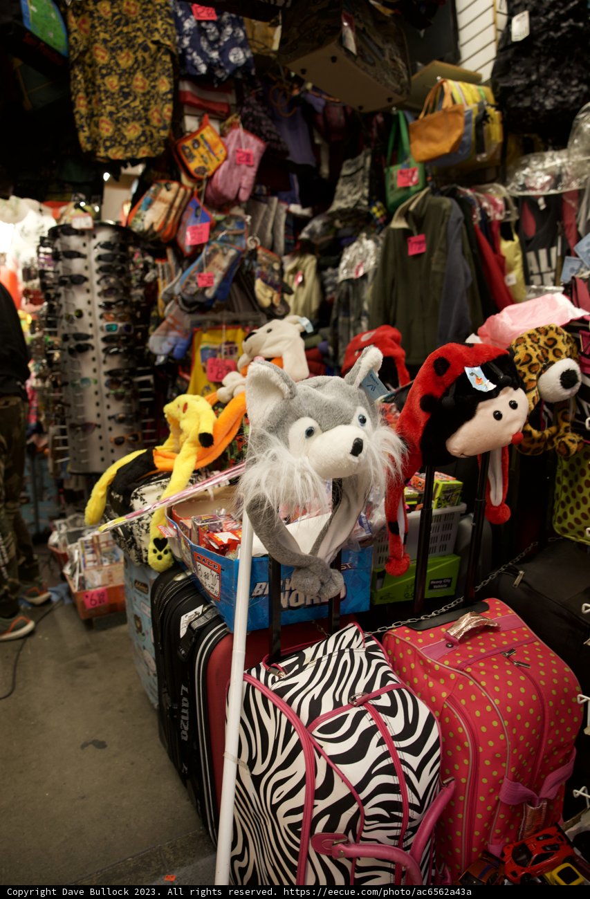Diverse Bazaar Bags- A Chinatown Market Exploration