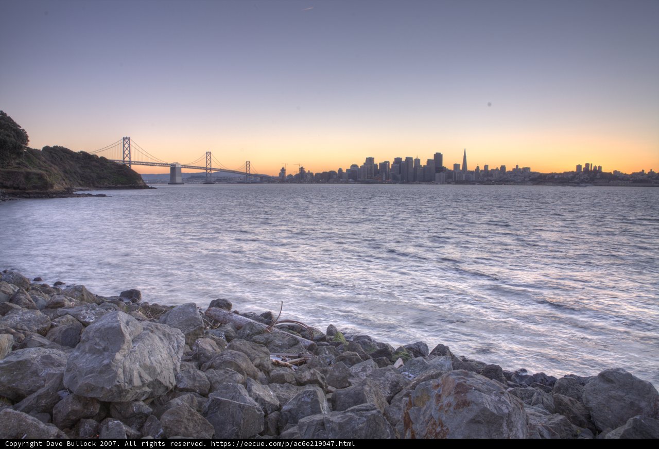 Rubble and Promontory by the Bay