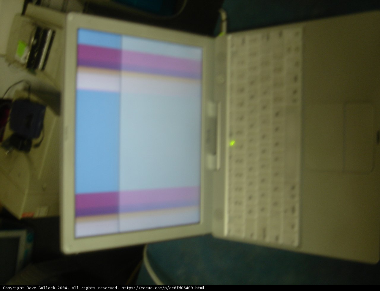 Colorful Laptop Screen